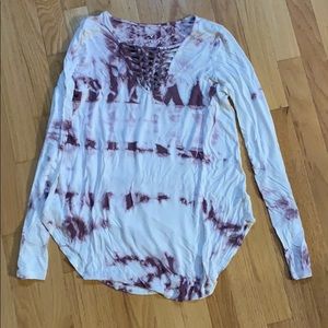 American Eagle soft and sexy long sleeve tie-dye
